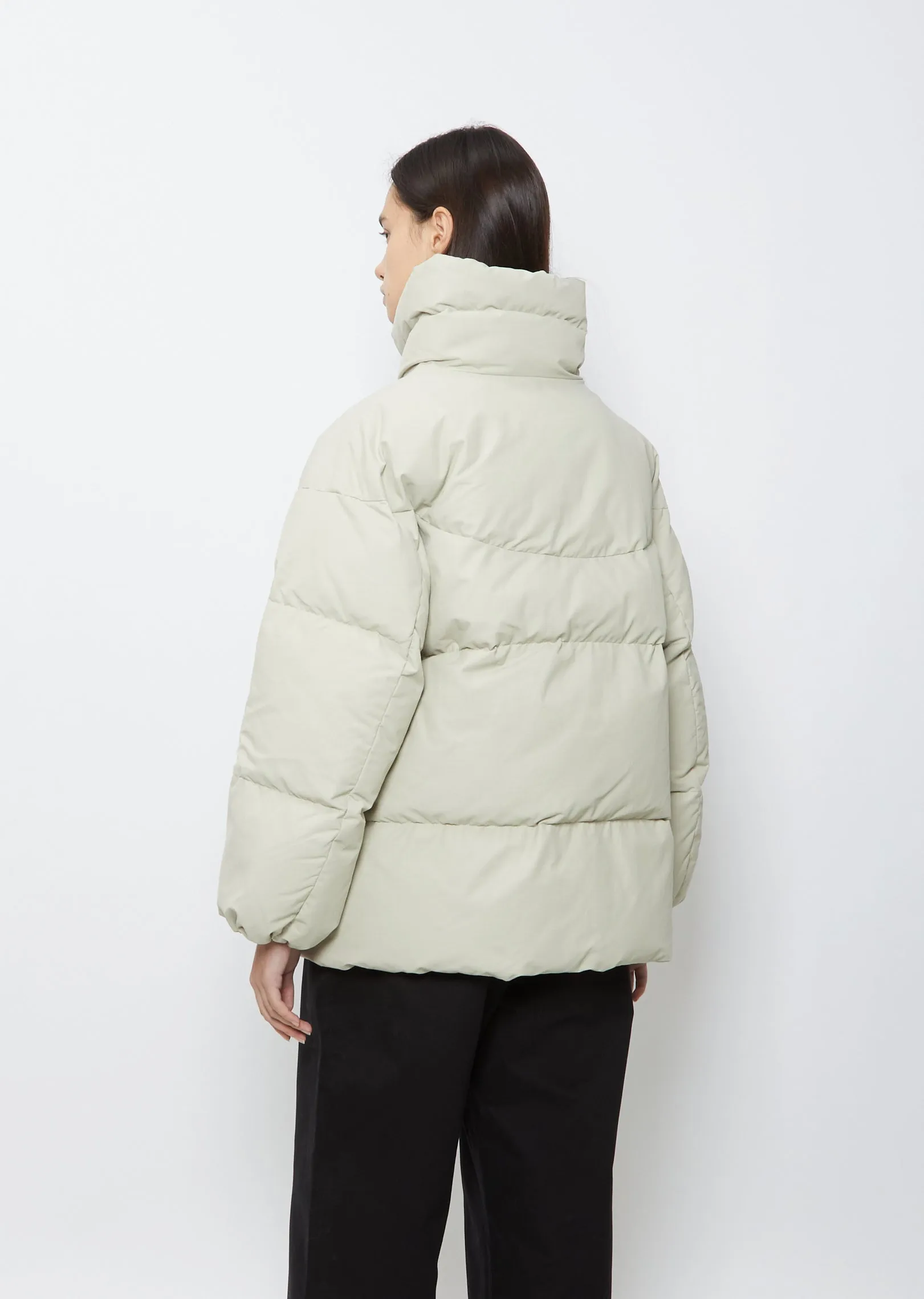 Basel Cotton Blend Coat — Stone