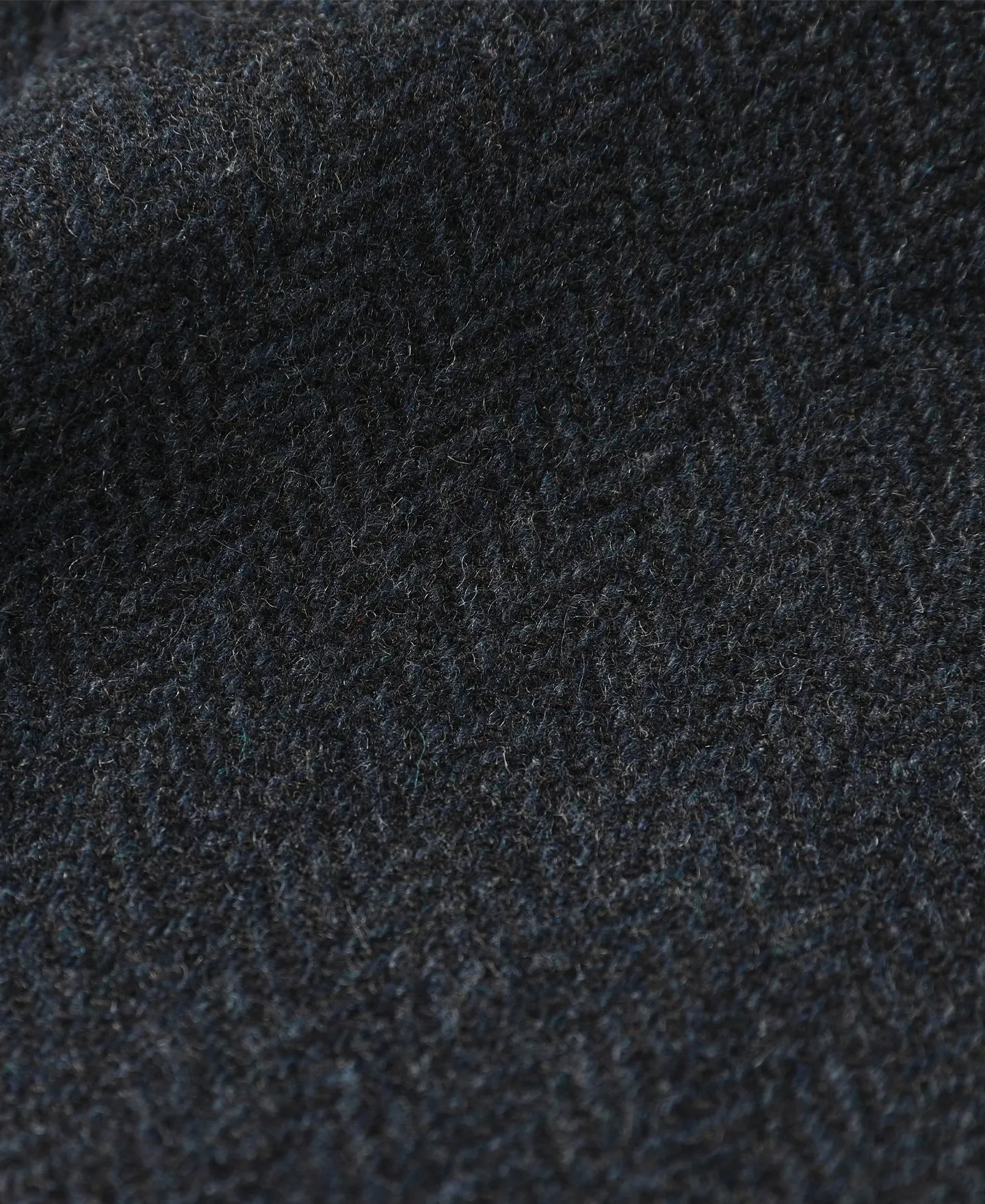 Blue-Gray Herringbone Tweed Suit Jacket