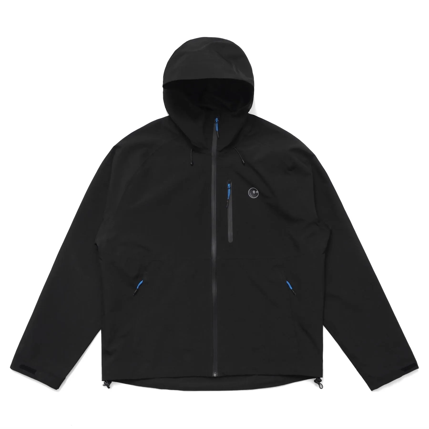 Clark Hooded Rain Jacket Black - AW24