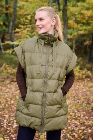 Eia Aisha Down Vest in Burnt Olive