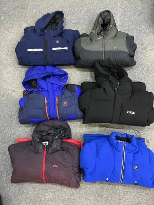 FILA puffer jackets-12 pieces