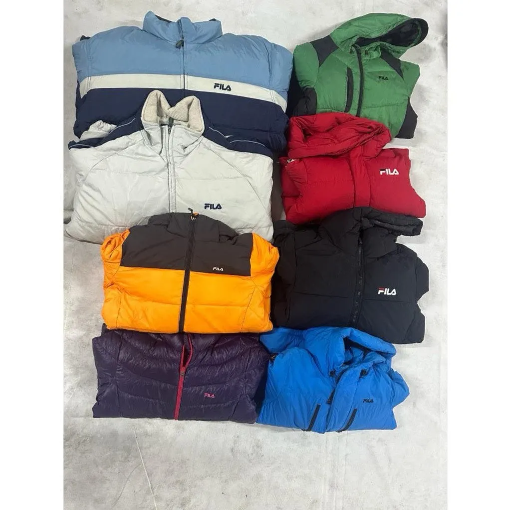 Fila puffer jackets—20 pieces