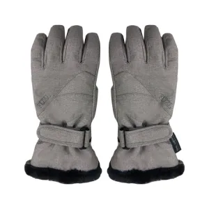 Fuzl Women Fur Snow Glove-GREY