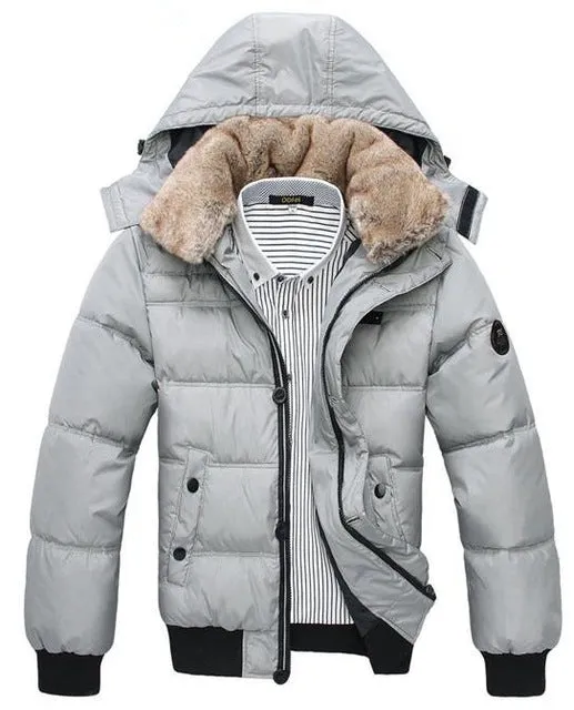 HEE GRAND Thick Warm Winter Coat Hot Fashion Jacket For Men