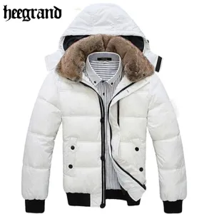 HEE GRAND Thick Warm Winter Coat Hot Fashion Jacket For Men