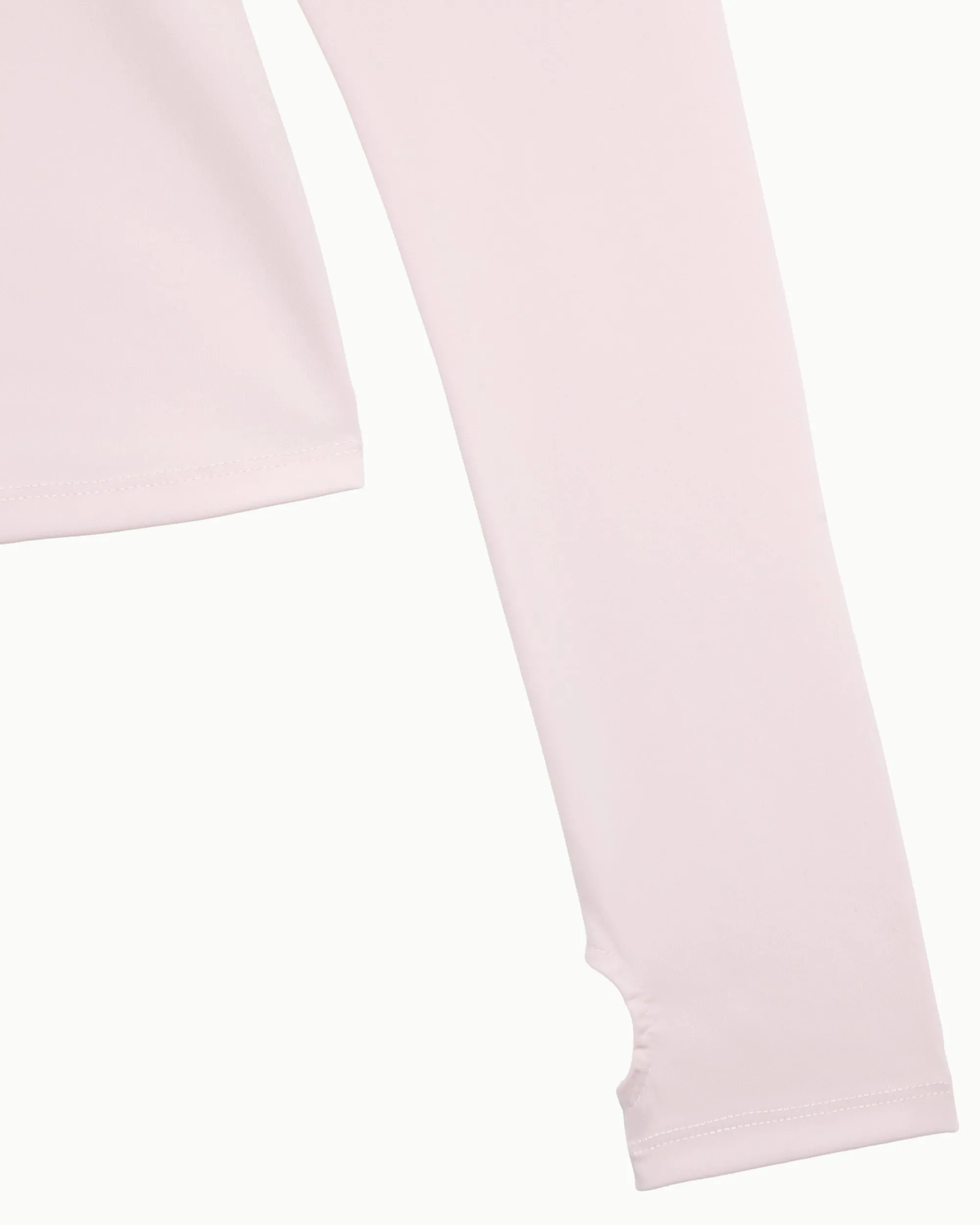 Long Sleeve Thumb Hole Tee | Powder Pink