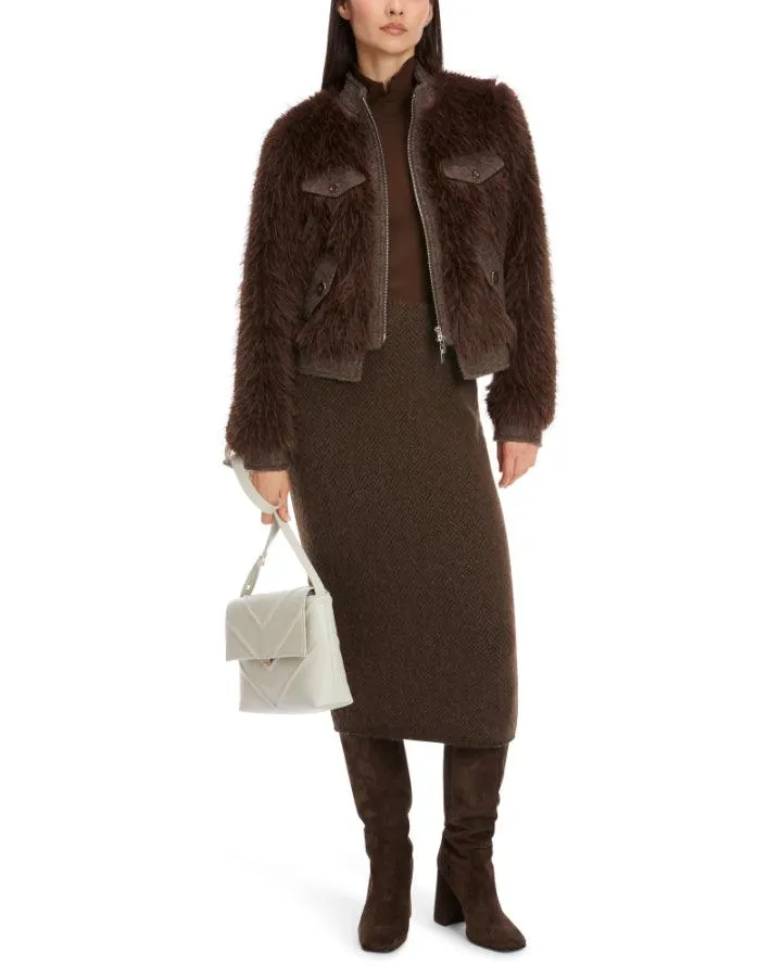 Marc Cain Fun Faux Fur Jacket