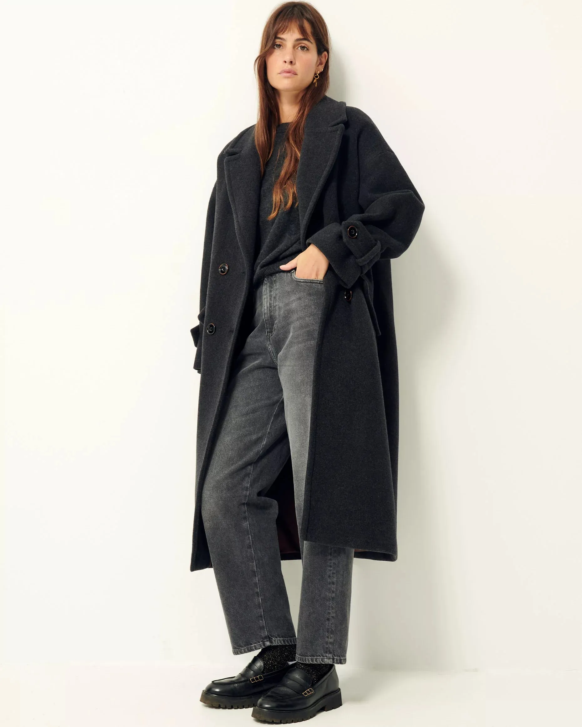 Mia Coat in Carbonella