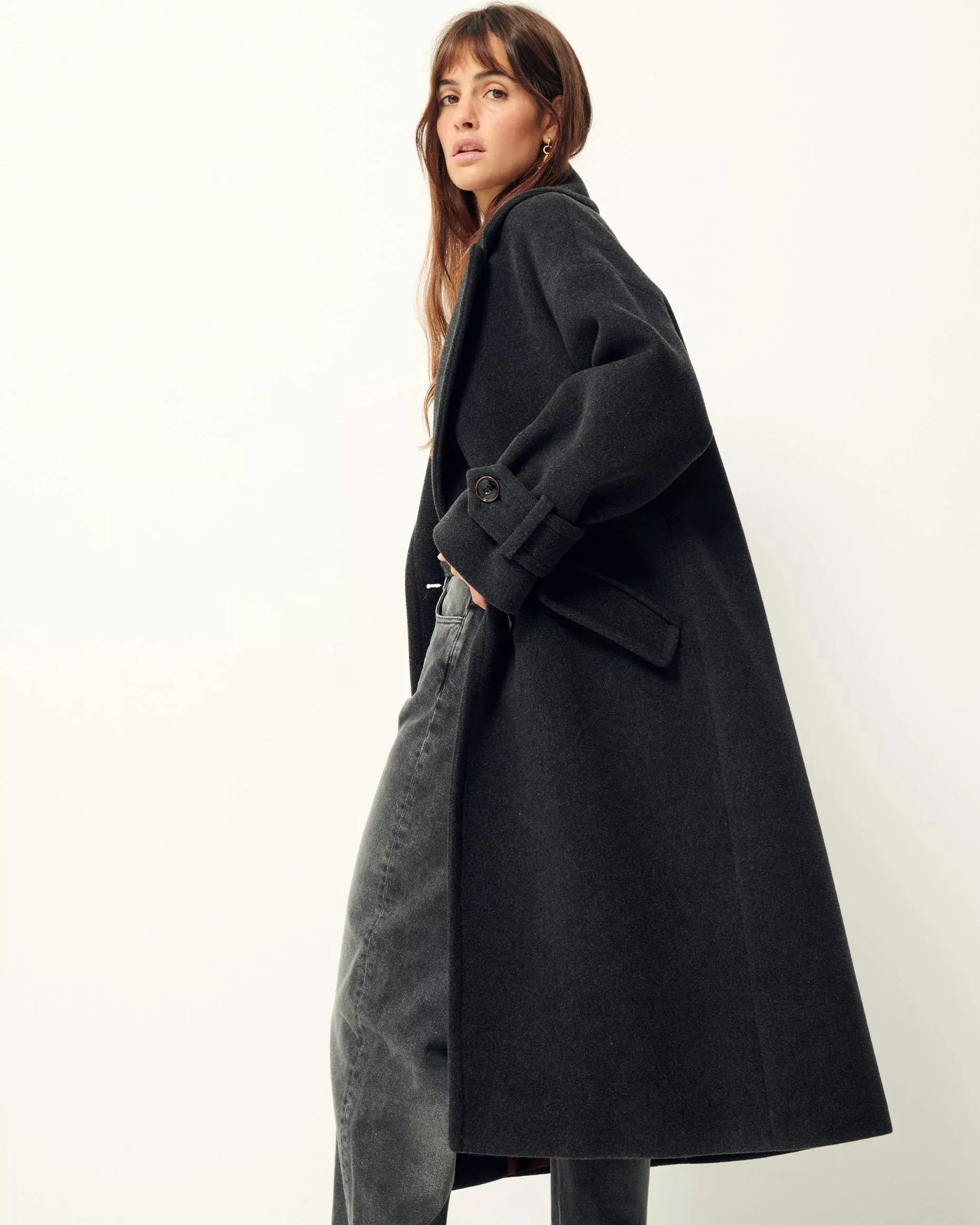 Mia Coat in Carbonella