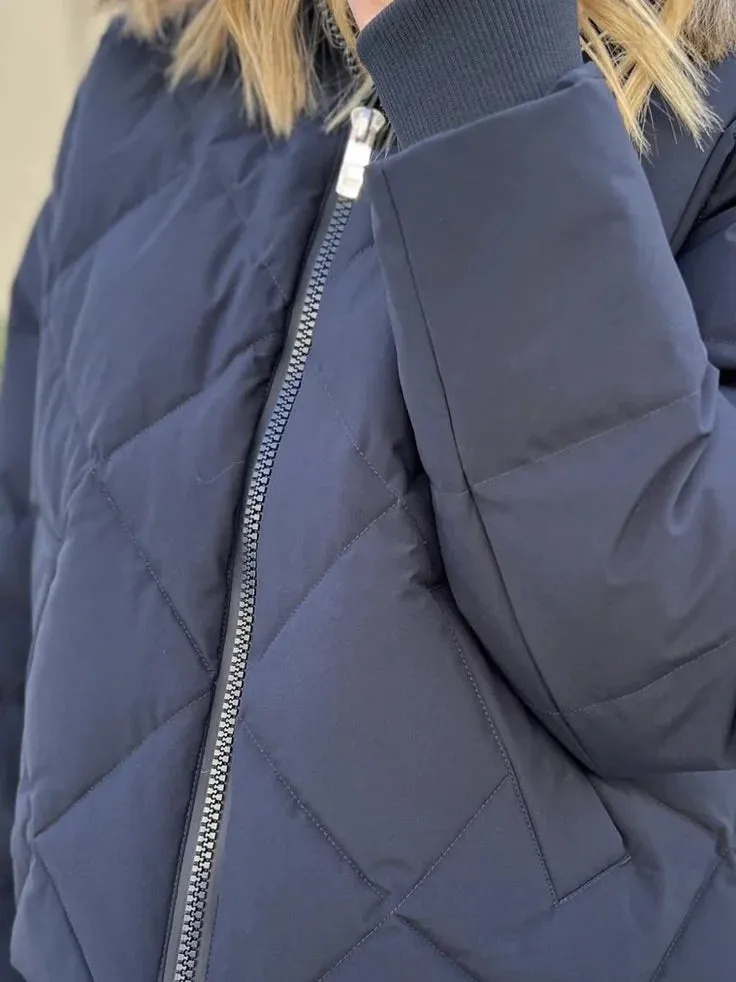 MMAhla Down Jacket Salute Navy