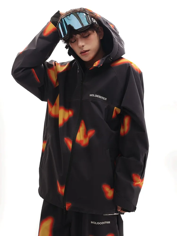 Molocoster Flame Butterfly Snow Suit - Unisex