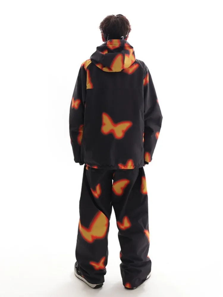 Molocoster Flame Butterfly Snow Suit - Unisex