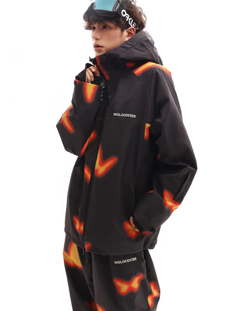 Molocoster Flame Butterfly Snow Suit - Unisex