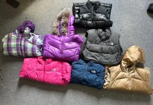 The northface puffer jackets(550&600)