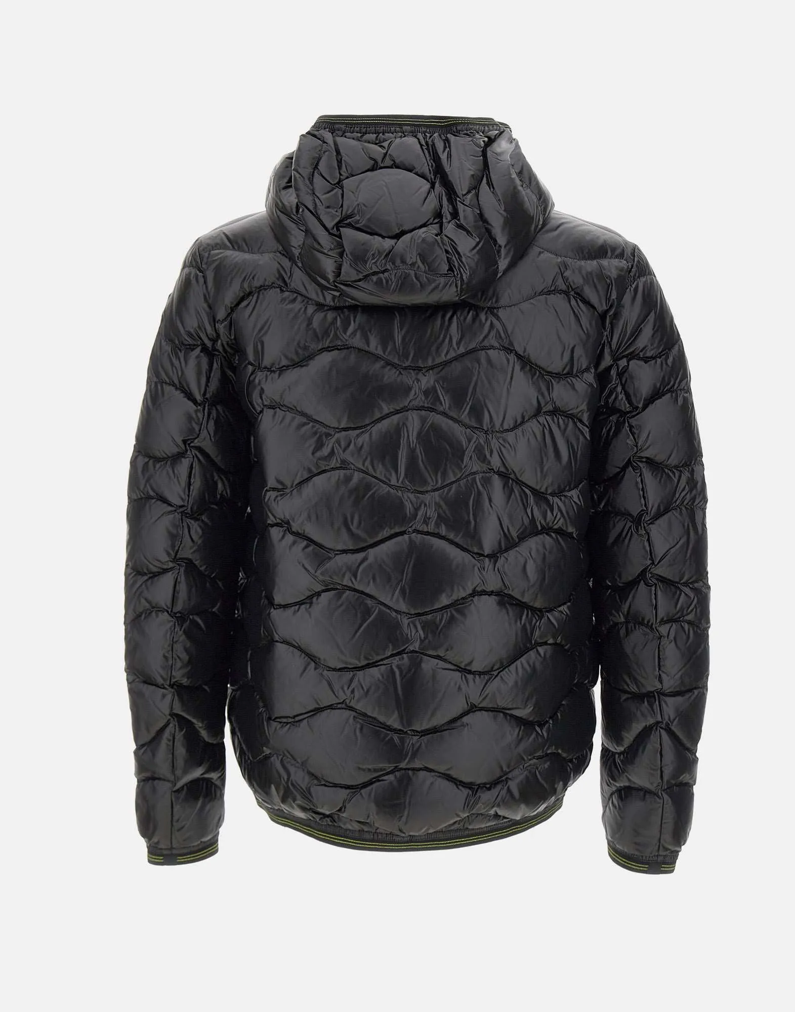 Wave Men's Down Jacket in Black