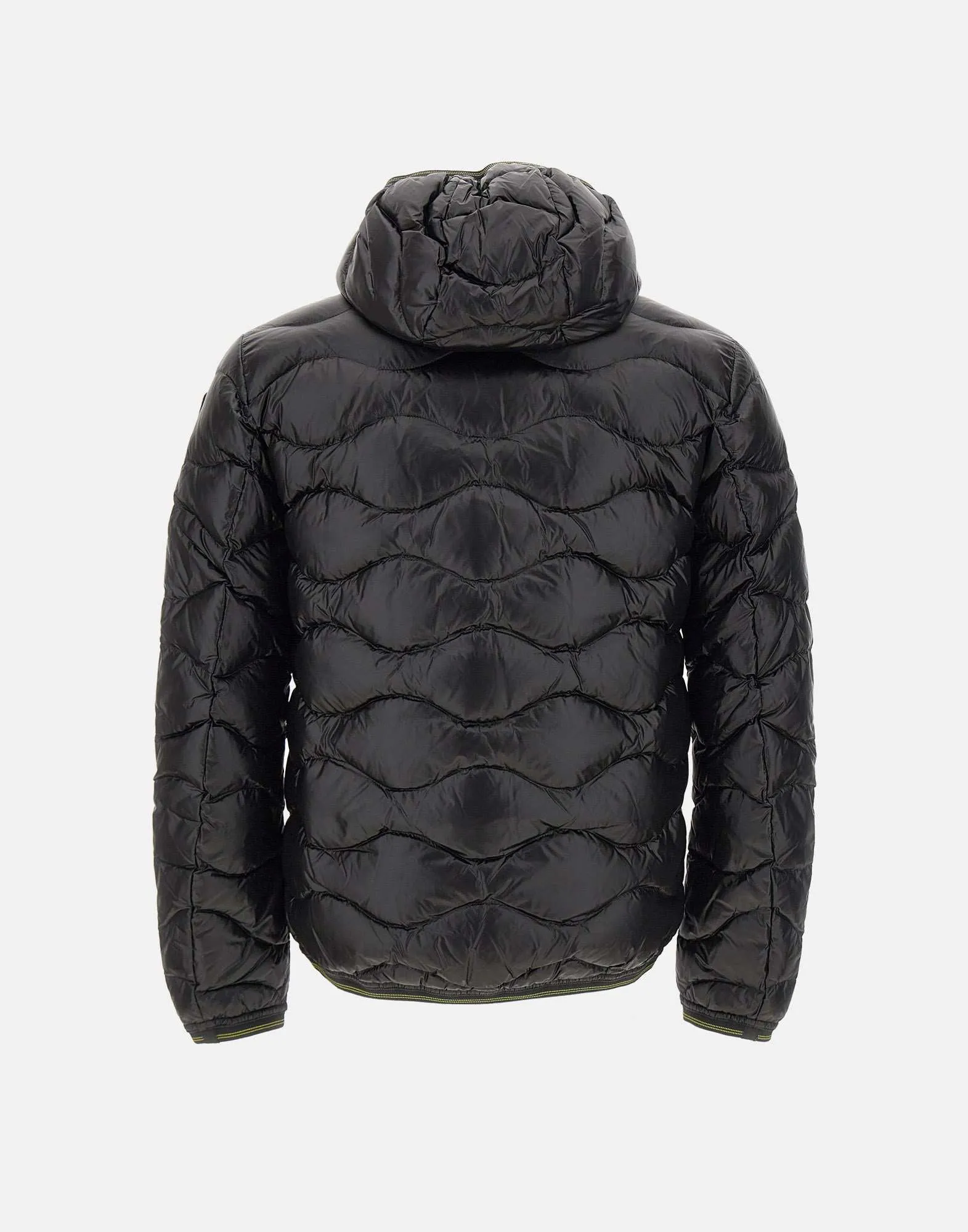 Wave Men's Down Jacket in Black