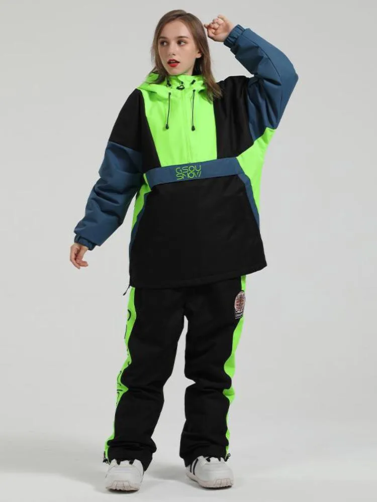 Women's Gsou Snow Unisex Reflective Freestyle Mountain Discover Snow Suits