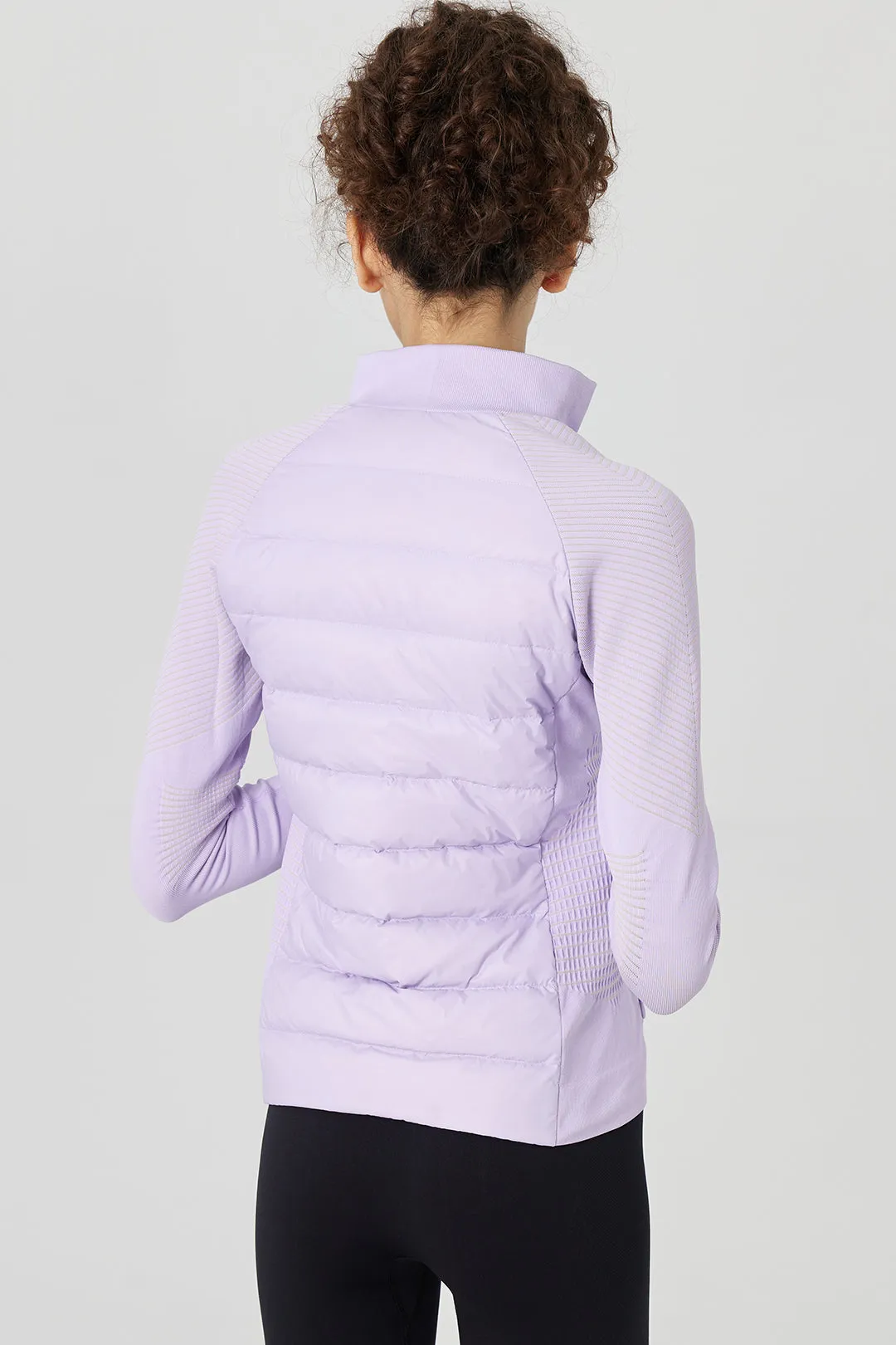 Women's Seamless Knit Goose Down Jacket