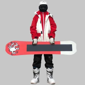 Women's Unisex North White Cruise Colorblock Snow Suits